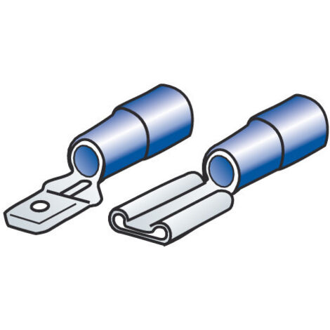 kit 40 capicorda piatti blu  45052