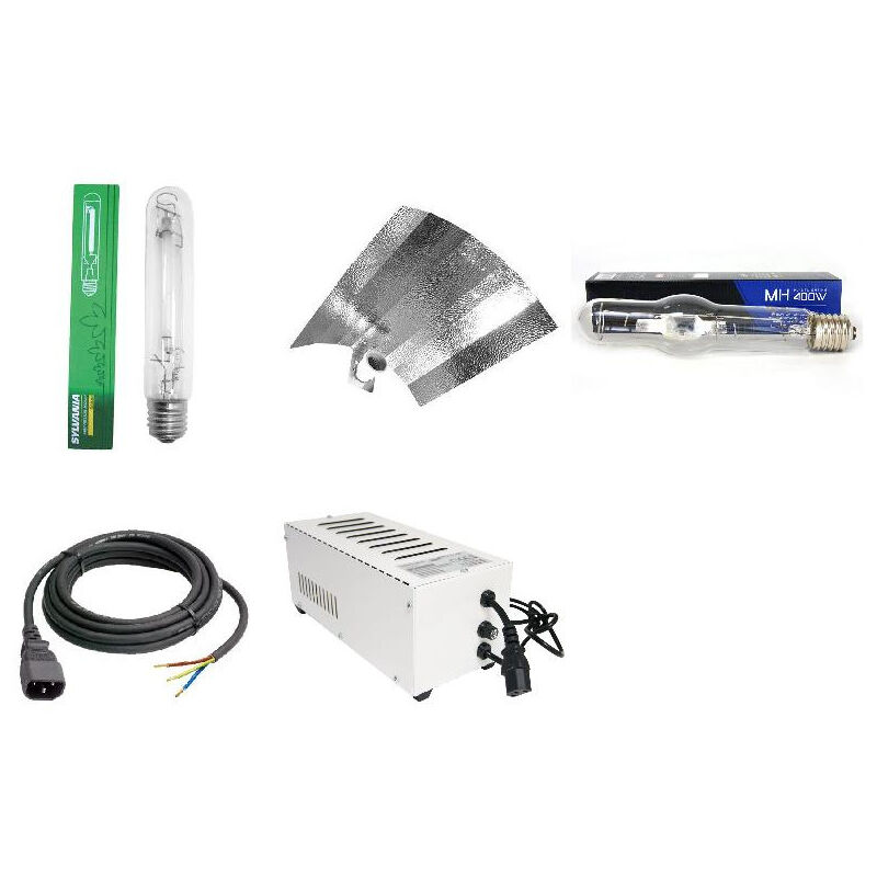 Kit 400w hps et mh croissance et floraison classe 2 complet cablé mh-hps