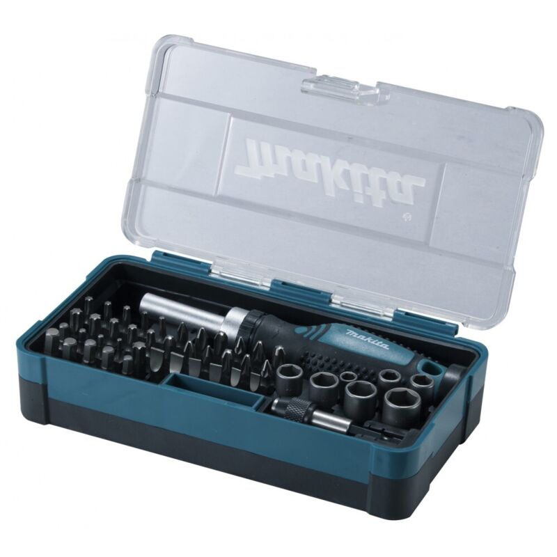 B-36170 - Set de Bit + Prese + Cacciavite de Set di cricchetti de 47 pezzi - Makita