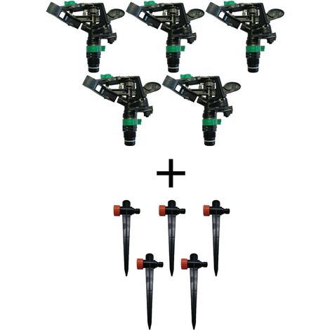 Kit 5 d'arrosage du secteur agricole 1/2 « sprinkler 5 Porta Pinchos