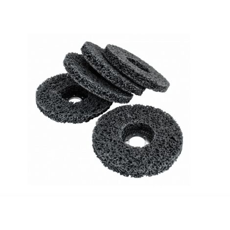 KIT 5 DISCO DISCHI 125 MM SMERIGLIATRICE FLEX PULIZIA ACCIAIO FERRO RUGGINE S125