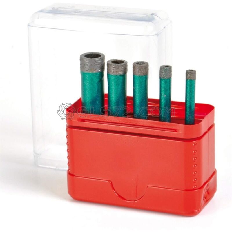

KIT 5 FRESA DIAMANTADAS PERFORACIÓN SECO HUMEDAD FAJ MONDRILLO FTJVA-N - Montolit
