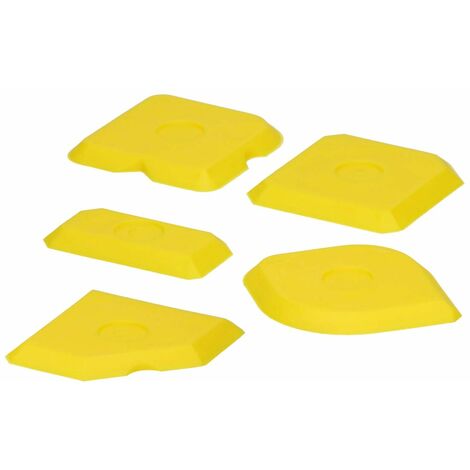 Kit 5 Lisseurs de Joint en Silicone Enlève-joints Outils de Calfeutrage Instruments Lissage Joints en Silicone et l'Acrylique Set de Grattoirs à Joints pour le Silicone Spatule à Lisser