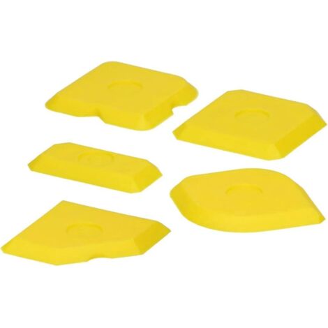 kit 5 Lisseurs De Joint En Silicone Enlve-joints Outils De Calfeutrage Instruments Lissage Joints En Silicone Et L'acrylique Set De Grattoirs  Joi