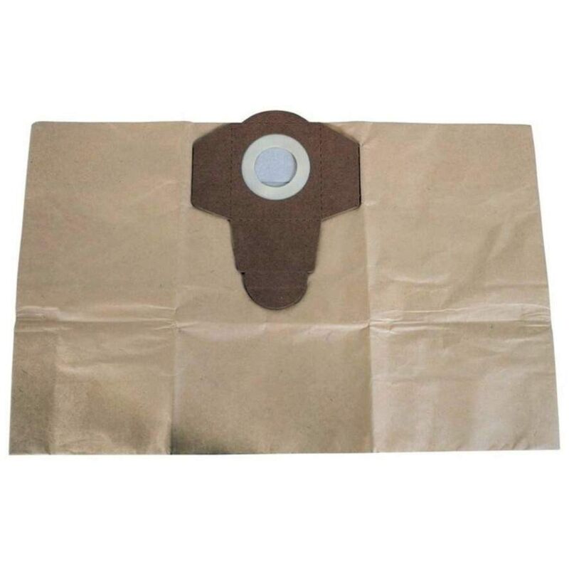 Kit 5 papiertüte für staubsauger Scheppach ASP12-ES und ASP15-ES