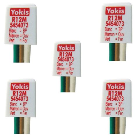 Kit 5 pezzi Interfaccia Doppio Pulsante Yokis Urmet R12M