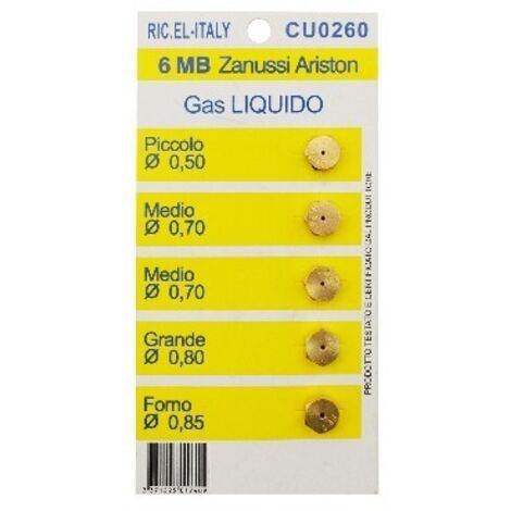 KIT 5 PZ UGELLI 6MB Gpl