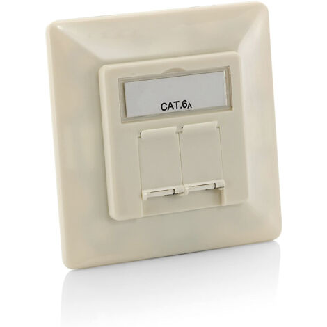 Kit 5 unità rosone cat6a embed blanco perla rif. 125775