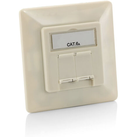 Kit 5 unità rosone cat6a embed blanco perla rif. 125775