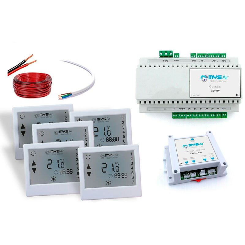 

Mys Air - Kit Control Clima 5 Zonas Conexión Bus