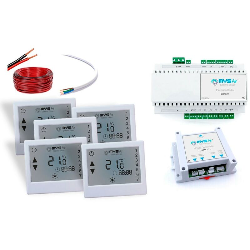 

Mys Air - Kit 5 zonas radio frecuencia