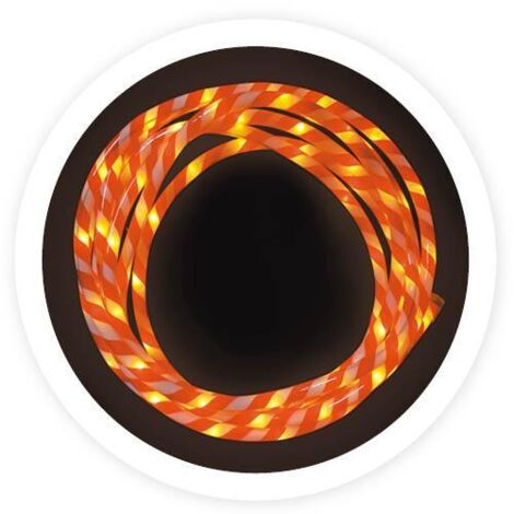 Kit 5M tubo LED flexible bastón de caramelo 8 funciones Luz cálida