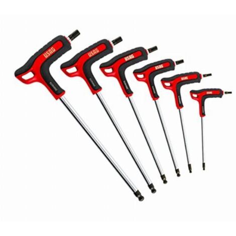 Kit 6 chiavi esagonali maschio a testa tonda 280 HGTS/SE6 misure 2.5-3-4-5-6-8mm USAG U02801463