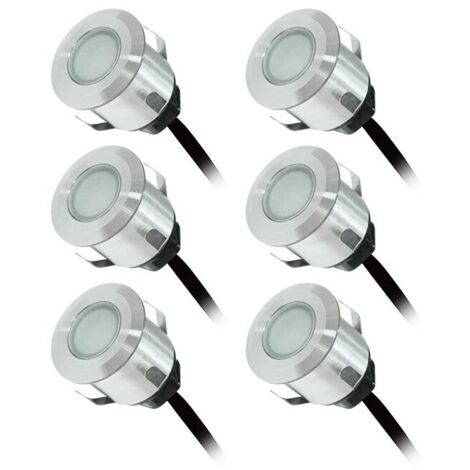 Kit 6 fari per terrazza TERRASSO 6000K Bianco freddo