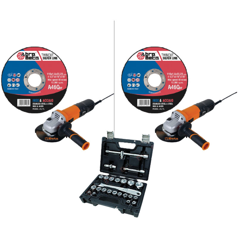 KIT 600 MOLE ABRASIVE INOX/FERRO + 2