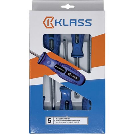 Kit 7 giraviti lama e croce Klass 540S07
