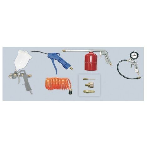 Kit 8 accessoires à raccord rapide universelle pour compresseur  - PRODIF