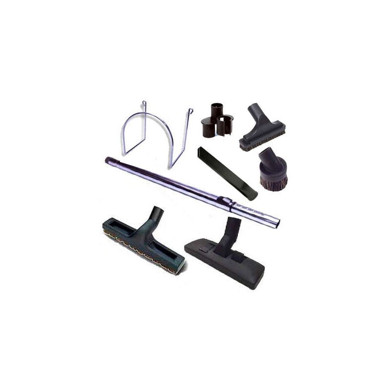 Atepac - Kit 8 accessoires avec tube télescopique Chromé