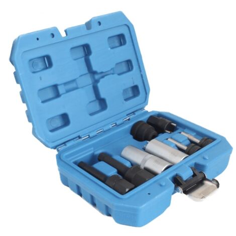 KIT 8 CHIAVI RIMOZIONE RIPARAZIONE INIETTORI COMMON RAIL BOSCH DENSO SIEMENS 538