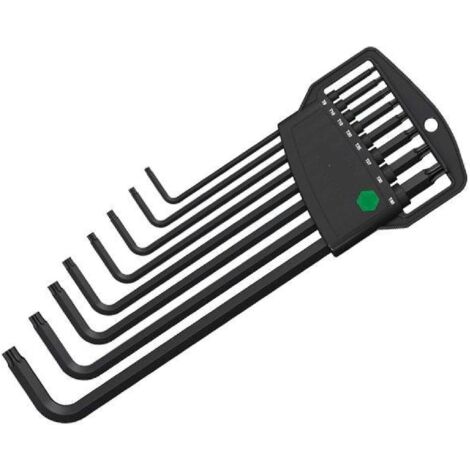 Kit 8 cles Torx en acier chrome-vanadium