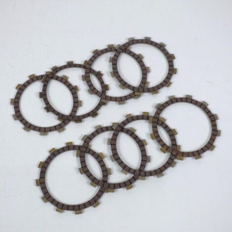 Kit 8 disque garni d'embrayage pour moto cross enduro Yamaha 400