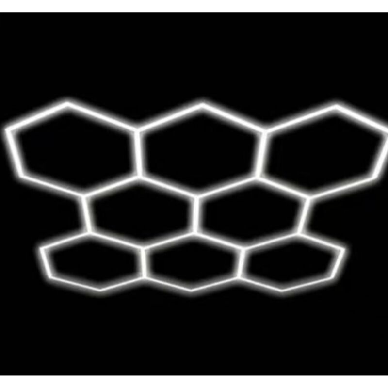 Kit 8 éclairages LED Hexagonal 280W - 120lm/W - Blanc Froid - SILUMEN