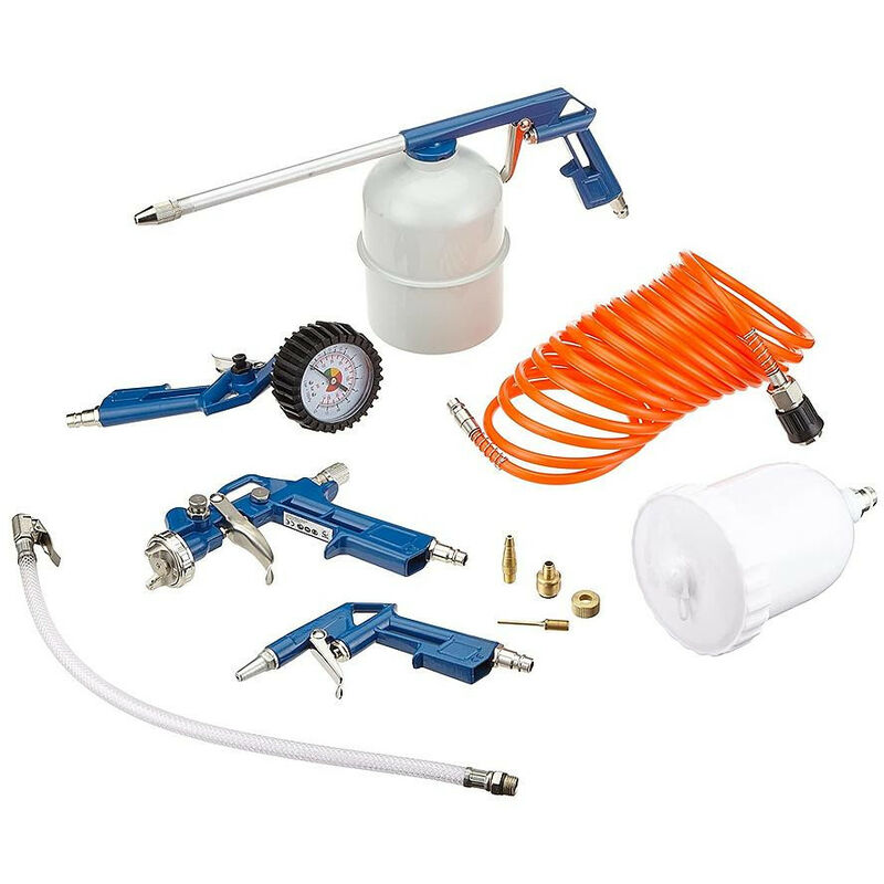 

KIT 8 PZ COMPRESOR DE AIRE ACCESORIOS NEUMÁTICOS - Scheppach