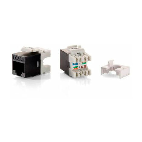 Kit 8 pz connettore femmina rj45 ftp pannello cat6 keystone
