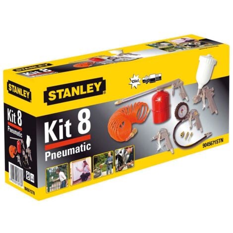 Kit 8 Pzs Pistolas Stanley   - Kit 8 Pneumatic Stanley