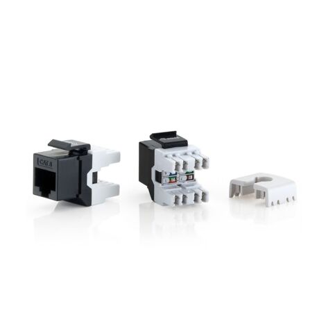 KIT 8 UDS CONECTOR HEMBRA RJ45 UTP CAT6 PANEL KEYSTONE