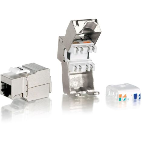 Kit 8 Unités Connecteur femelle Connecteur Rj45 Ftp Cat6 Panneau Cat6 Outil Keystone gratuit