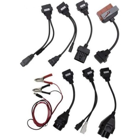 Kit 8pcs OBD2 Câble d\'adaptateur,Diagnostic Auto Delphi pour Autocom CDP Pro voitures Interface de Diagnostic Scanner