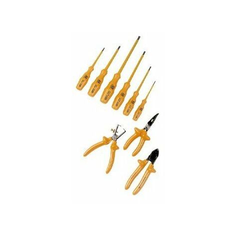 Kit 9 outils isolés 1000V