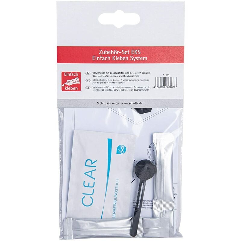 Kit à coller pour pare baignoire Schulte