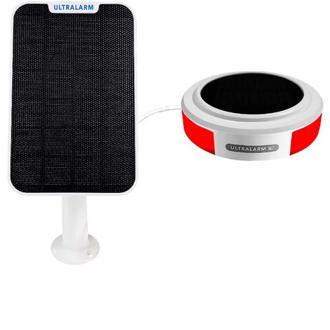 Kit à composer ULTRALARM 3G sirène 100% connectée panneau solaire déporté autonome GSM extérieure sans-fil