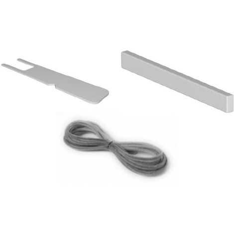 kit accesorios p/cubierta frontal glow+ (imanes, contraplacas y 3m. burlete antipolvo)