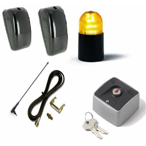 Kit accessoire 1 paire photocellules,1 lampe CALPXLAMP, 1 antenne, 1contact à clé ELETTROKIT 2 - CARDIN