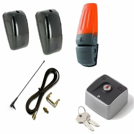 Kit accessoire 1 paire photocellules,1 lampe CAMOLLIGHT3, 1 antenne, 1contact à clé ELETTROKIT 1 - CARDIN