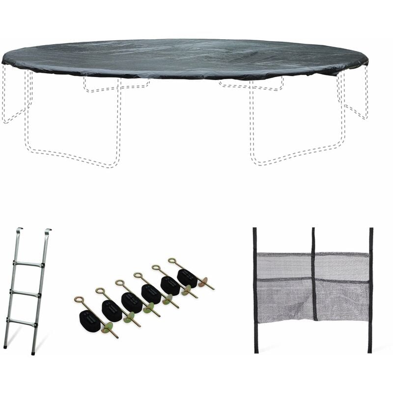 Sweeek - Kit accessoires pour trampoline de diamètre 250 à 490 cm Ø490 cm