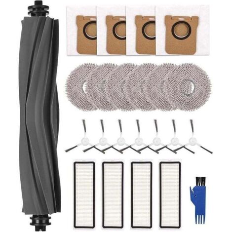 Kit accessoires pour Xiaomi X20+/Dreame L10s Ultra/ L10 Ultra Aspirateur, XU, Pièces de Rechange pour Dreame,1 Brosse Principale,7 Bro - KZQ