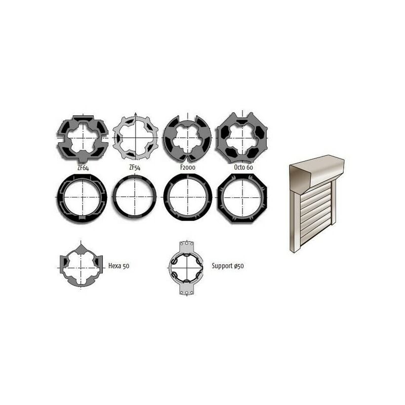 Somfy - Kit renovation - Kit d'accessoires pour motoriser l'existant