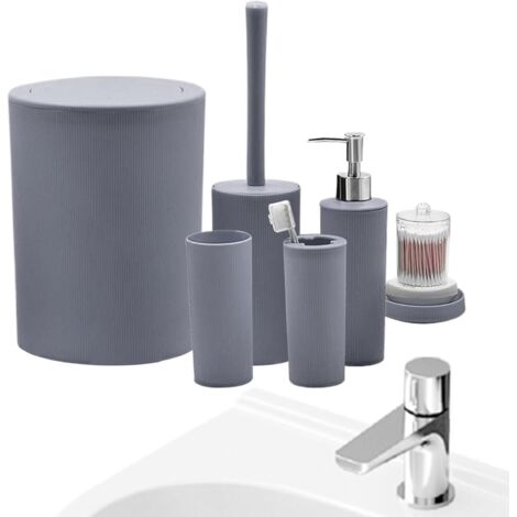 Kit Accessoires Salle de Bain,Kit Distributeur de Lotion et de Savon et