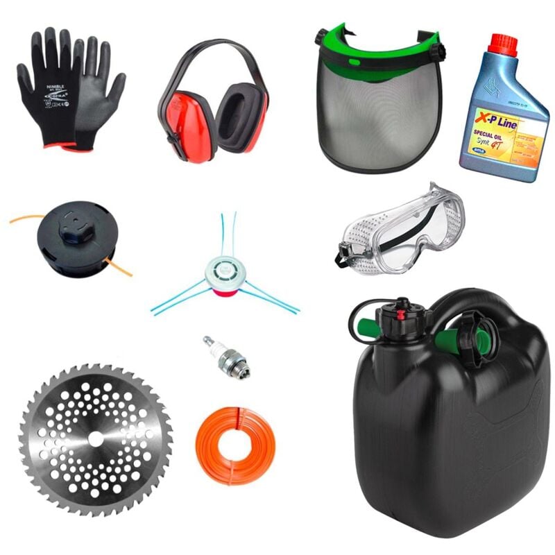 Foxcot - Kit d'accessoires pour débroussailleuse 4T - Version Premium