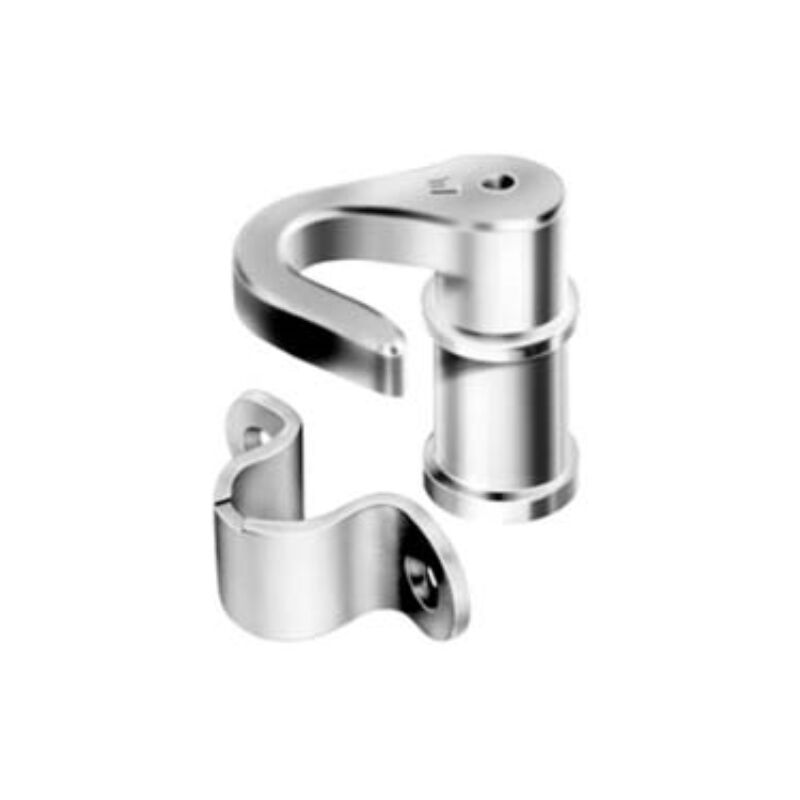 Image of Meroni - Kit accessori per serrature ad aste rotanti - in zama ottonata (art.ogra 875bbot) 2 pezzi