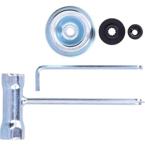 Kit adaptador de cuchillas y arandelas para desbrozadora – compatible con STIHL FS 120, FS 200, FS 250