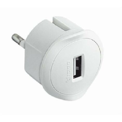 Kit - adaptador de espina tedesca estÁndar presa usb 1,5a blanco color s3625du