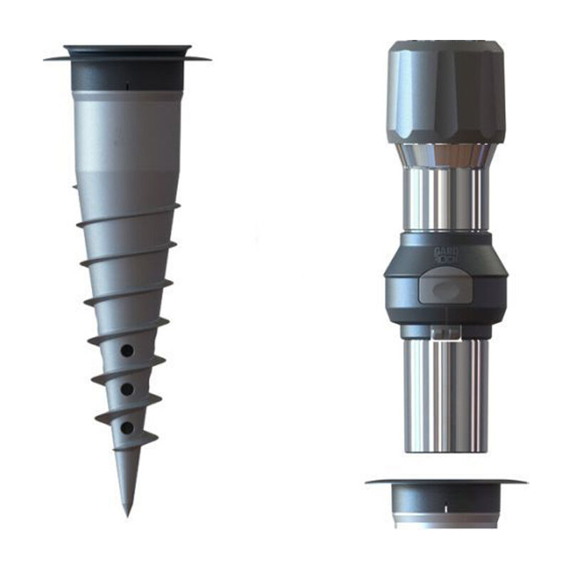 Gard&rock - Kit adaptateur de fixation de mât + base d'ancrage
