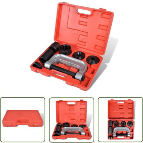 Kit adaptateur démontage séparateur rotule service 4 dans 1 - Outil Mécanique - Outillage Automobile - Kit Réparation Suspension - Rotules - Entretien Voiture