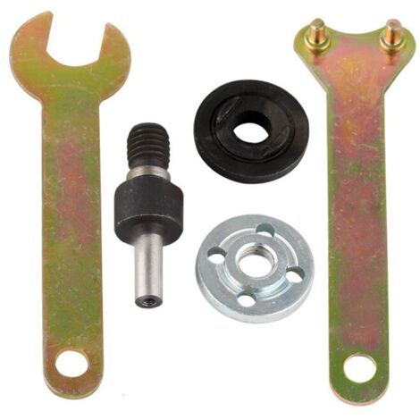 Kit adaptateur pour perceuse manuelle - Disque à tronçonner 6 mm - Adaptateur mandrin - Meuleuse d'angle - Barre de connexion - Outil de conversion pour disque à tronçonner,