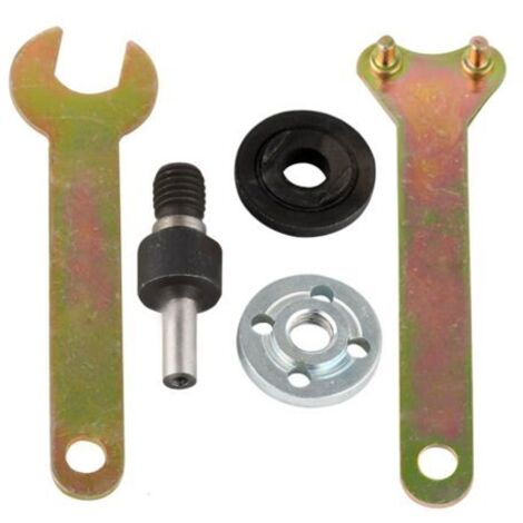 Kit adaptateur pour perceuse manuelle - Disque à tronçonner 6 mm - Adaptateur mandrin - Meuleuse d'angle - Barre de connexion - Outil de conversion pour disque à tronçonner,